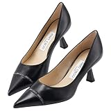 [Jimmy Choo] [ジミーチュウ] パンプス LENE 65 ポインテッド トゥ ロゴプリントシューズ 靴 ポインテッド トゥ パンプス RENE65 NPV 0001 [並行輸入品]