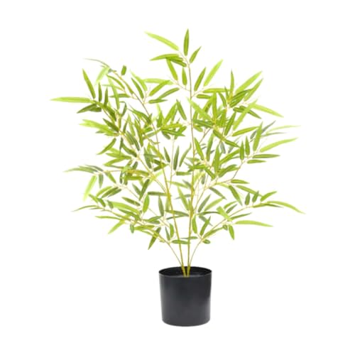 T Tooyful 人工竹の木 フェイク竹植物 リアルな人工植物 フェイクツリー フェイクグリーン インテリアグリーン 人工観葉植物 バンブー 笹立木 盆栽 造花 室内 簡単保? 水やり不要 害虫駆除不要 観賞用人工竹盆栽 鉢植え 植木 オフィス 庭 リビ