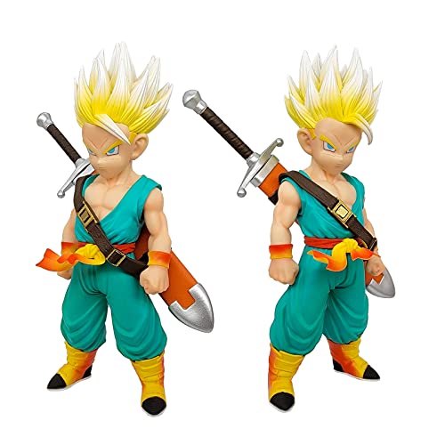 Kdihoi Dbz Anime Figure Trunks Action Figure Statue Model Decoration Gift Doll Toy 7.48 Inches #TOP3