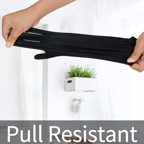 Luvas descartáveis ​​de nitrilo, luvas protetoras de segurança sem pó, para cozinha, limpeza, jardin