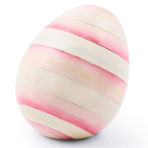 MACKENZIE-CHILDS Egg Figurine, Cute Easter Table Decoration, Spring and Easter