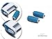Own Harmony Refill Rollers Best Fit for Electric Callus Remover CR900 - Foot Care for Healthy Feet - Pedicure File Tools - Replacement 3 Pack (Regular Coarse, Blue)
