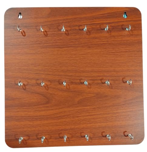My Dream Carts Wooden Premium Key Chain Wall Hanging Matte Finish Key Holder - 18 Hooks Decor Key Chain Wall Hanging Key Holder for Home, Kitchen, Office, PG, School, College, Hostel, Hotel Décor