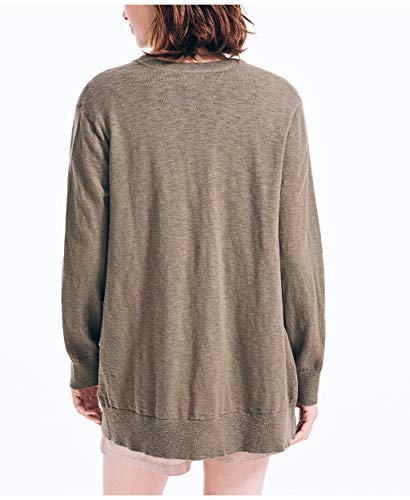 Nautica Women's Soft Open Front Long Cardigan3