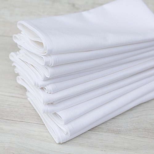 Serviettes de table lavables en coton blanc pour éviter le jetable - 7