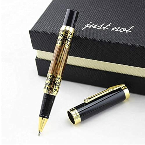 Image of HAYMAN 24 CT Gold Plated Roller Ball Pen with Box - Elegant Executive Gift (P-142)