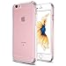 TENOC Phone Case Compatible for Apple iPhone 6S Plus and iPhone 6 Plus 5.5 Inch, Crystal Clear Ultra Slim Cases Soft TPU Cover Full Protective Bumper