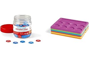 Little Minds at Work Lowercase Phonics Alphabet Chips by Tara West