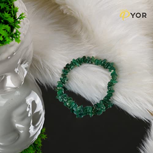 Pyor Green Jade Energy Bracelet For Women Gemstone Bracelets Spiritual Crystal Beads Healing Jewelry Positive Crystals Prosperity Bead Charms Healing Chakra Balancing Aura Cleansing Stone Gifts #TOP6