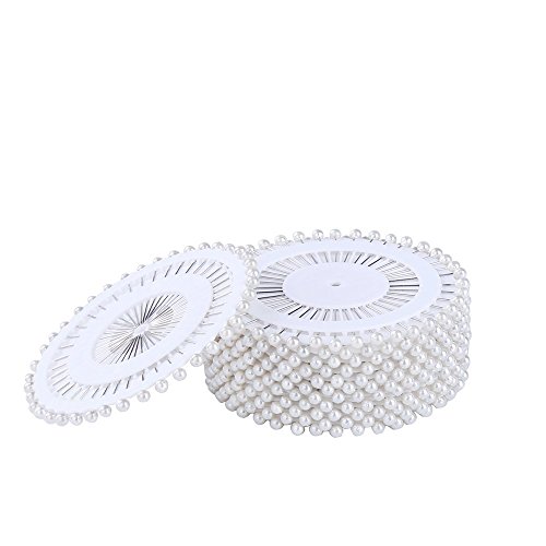 Decora 480 Pieces Silver Round Pearl Head Straight Pins For Hand Crafts And Sewing Projects Decoration. #TOP30