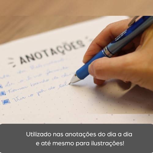 Caneta Pentel Energel 0.5 mm Preta, Pentel, SM/BLN75-A, Preta