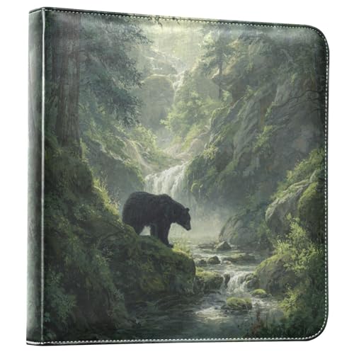 Álbum de Fotos ALAZA con Cubierta de Poliuretano, Diseño de Tres Anillos y Páginas Autoadhesivas para Bodas, Viajes y Recuerdos Familiares miniatura 1