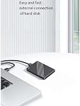 2.5Inch Disque dur externe haute vitesse USB 3.0 1TB Stockage disque dur portable pour ordinateur portable PC Installation facile
