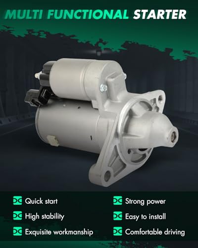 Image of SCITOO Starter Motor fit for Toyota for Corolla 2015-2020 L4 1.8L 1.4KW, 12V, CW, 9T Replacement Starter 30481