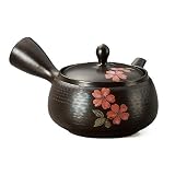 常滑焼 竹春 急須 窯変 くし目桜 Y523