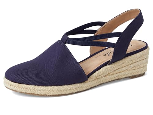 LifeStride Womens Katrina 2 Espadrille Wedge Loafer, Lux Navy, 9 US by LifeStride - Used condition - Image 8