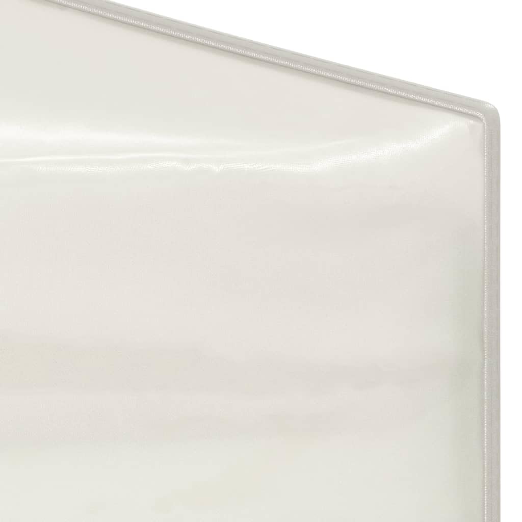 Carpa plegable para fiestas, 3 x 3 m, acero, color crema