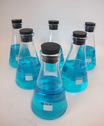 21 Pack Solid Rubber Stopper, Black Lab Plug, 000# - 8# Sizes Assortment, 11 Assorted Sizes #TOP3