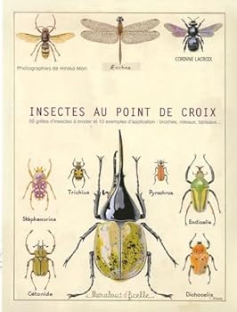 Paperback Insectes au point de croix [French] Book
