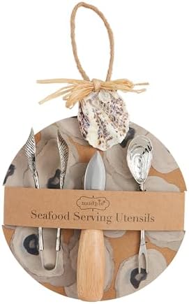 Mud Pie Seafood Serving Utensils; approx 5 3/4