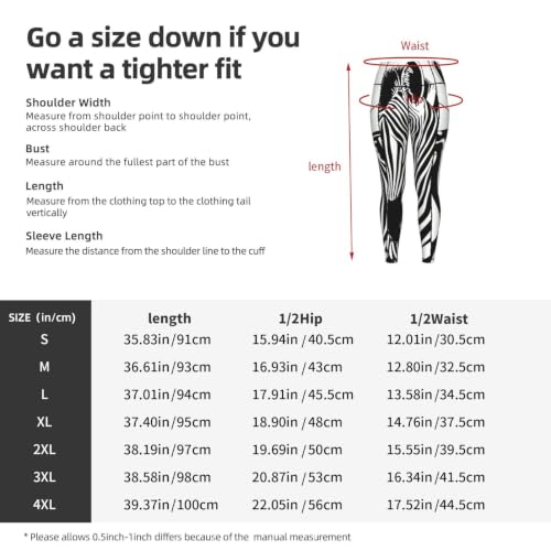 Pantalones de yoga holgados estampado cebra longitud completa 5