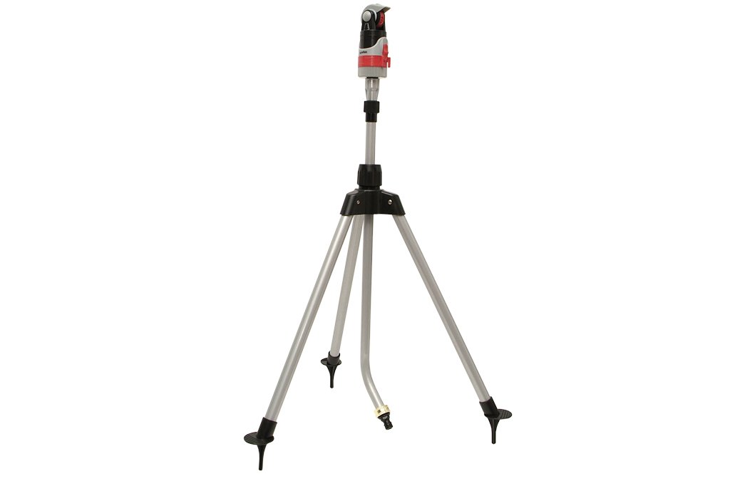 Cofan Aspersor 4 Posiciones | con trípode telescópico | Adecuado para el riego de Jardines y césped | Cobertura y optimización en el riego