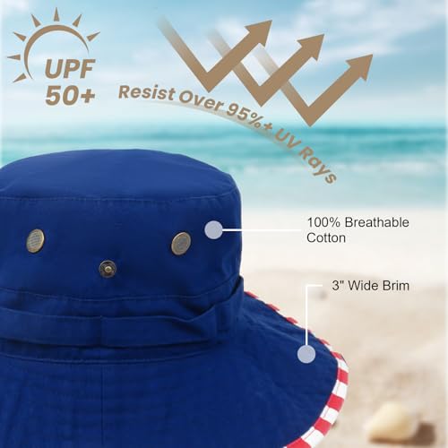 Image of Bucket Hat Wide Brim UV Protection Sun Hat Boonie Hats Fishing Hiking Safari Outdoor Hats for Men and Women