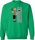 Mountee Apparel Luke Kornet Boston Luuuuuke Crew Neck Sweatshirt Adult Large Green