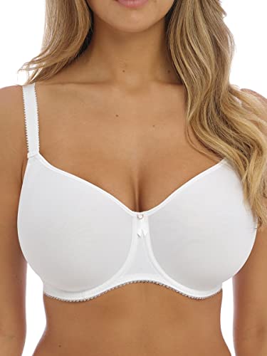 Fantasie Women's Rebecca Essentials Molded Spacer Underwire T-Shirt Bra, White, 32E