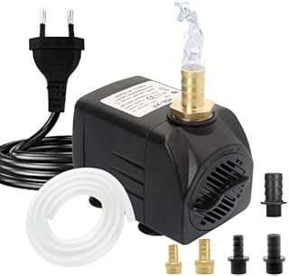 25W 2000L/H Aquarium Pump Pompa wodna zanurzeniowa pompa karmić pompa akwariowa pompa fontanna dla akwarium stawu ogrodu i systemu hydroponicznego czarny PX-025 (bez światła)