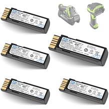 Sicimly for Zebra DS3678 Scanner Battery Replacement DS3600 DS3678 LI3678 DS3678-SR LS3678 LS3600 LI3678-SR DS3678-ER 82-166537-01 BT-000341-01 BTRY-36IAB0E-00 Barcode Scanners 3150 mAh 5-Pack