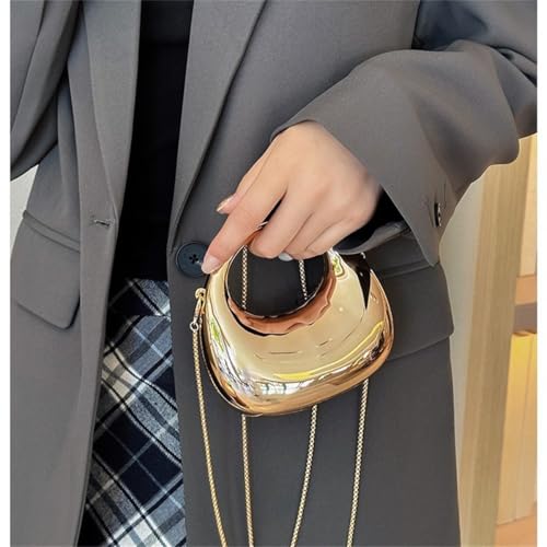 Image of Acrylic Handbags for Women Cute Acrylic Clutch Small Unique Purse Trendy Metal Evening Bag for Party Cocktail