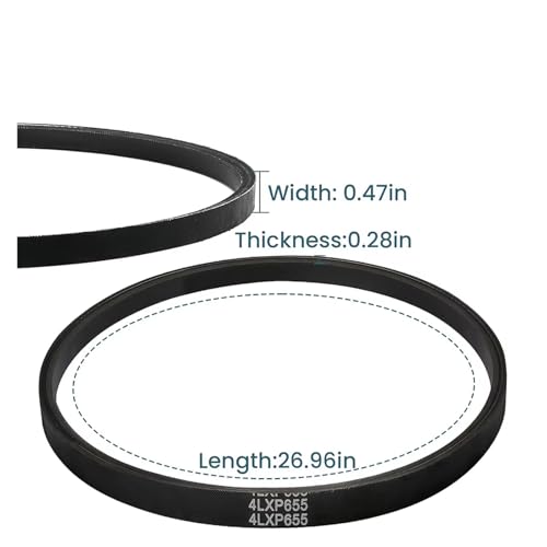 Courroie trapézoïdale de remplacement Diskary 302040014 pour souffleuse DB7659 - 5