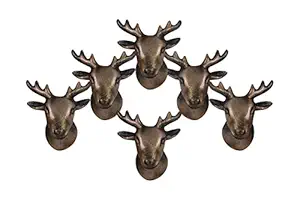 INDIAN ARTISANS Antique Metal Iron Knobs for Cabinets & Cupboards | Drawer | Door Pull Handle (Pack of 4, Combo)