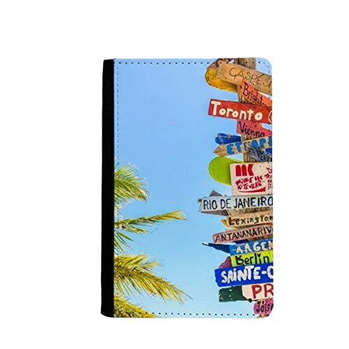 Étui passeport nuages blancs Guidepost protège-passeport de voyage