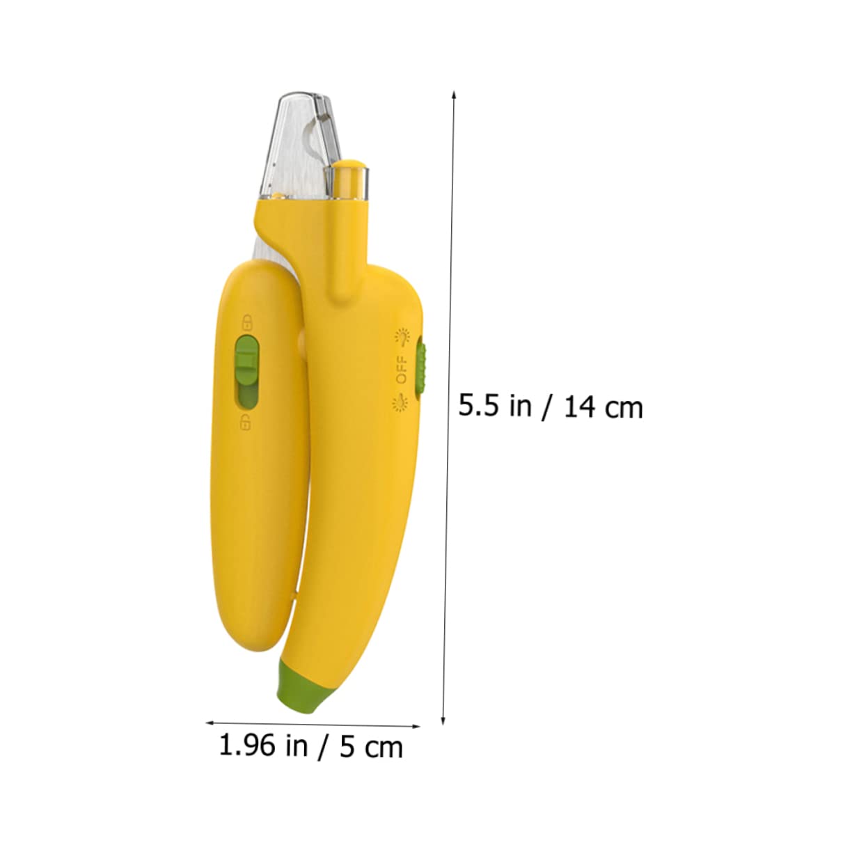 Sosoport 3piezas Cortauñas Profesional para Luz Led Tijeras para De Uñas y Gatos Diseño Ergonómico y