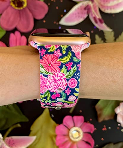 Correa Floral compatible con iWatch 38-45 mm miniatura 5