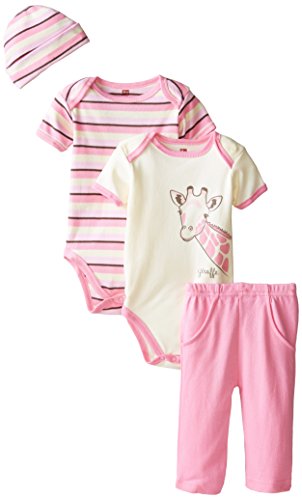 Touched by Nature Baby-Girls Organic Giraffe Gift Set