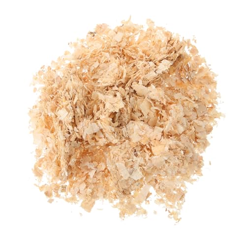 JOINPAYA Litière pour Hamster en Copeaux De Bois Naturel Absorbante 500g Absorbe Odeurs sans Poussière Cage Petits Animaux Pet Care