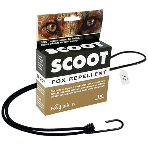 Fox Deterrent Bundle with Scoot Fox Repellent 100g & Perfect Blendz Wheelie Bin Lock – Prevent Fox Intrusions & Secure Your Bins