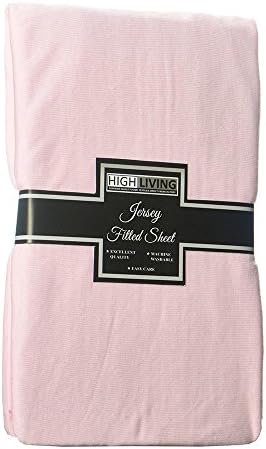 Highliving Luxury Plain Dyed Pleated Poly Cotton Platform Base Valance Sheets (Single, Fuchsia)