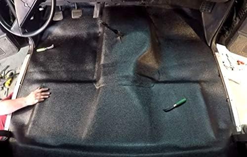 ACC Black Vinyl Flooring Compatible with Chevrolet Standard Cab Pickup Truck - Custom Molded Carpet Replacement Kit Fits 1989-1998 Regular Cab