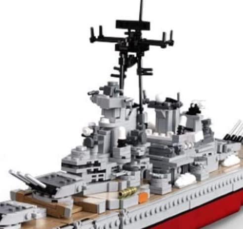 General Jim's Ww2 World War 2 Military Uss Missouri Battleship Toy Building Blocks Historical Military Iowa Class Battleship Military Bricks Toy Set For Teens And Adults, Great Family Build #TOP4