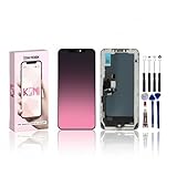 KOMI Écran LCD de Remplacement pour iPhone XS Max – Vitre Tactile Complète – Noir – Kit d’Outils Inclus