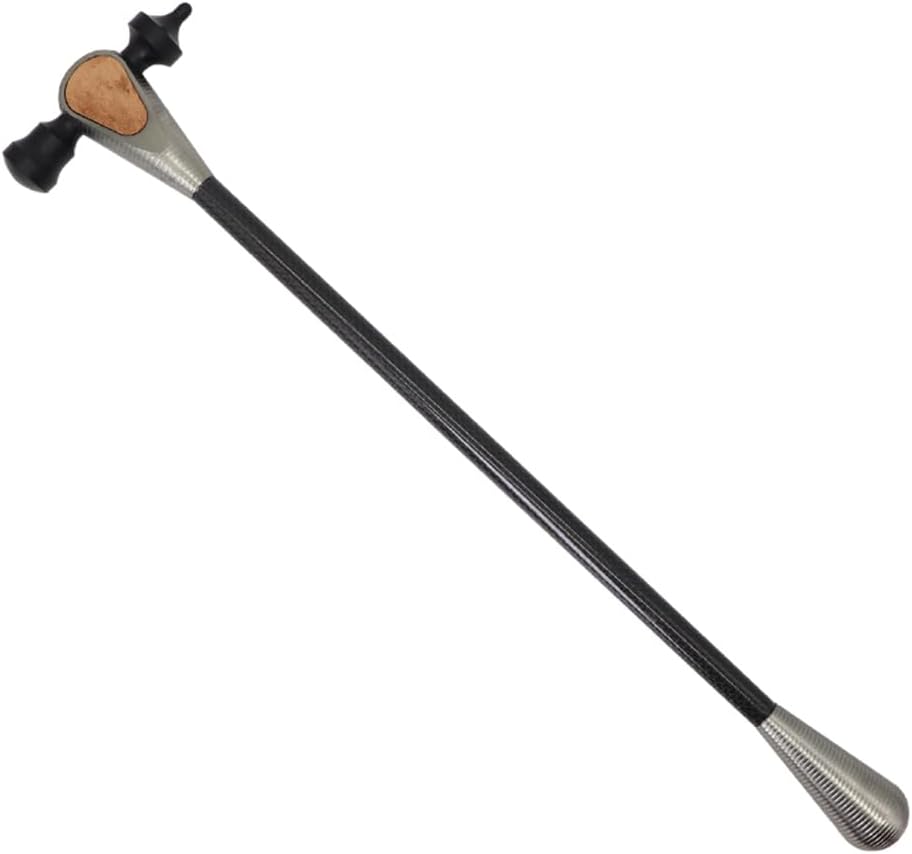 Professional Car Dent Repair Hammer Tool with Leather Head, Metal Body Leveling Kit with Interchangeable Tips