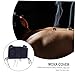 SOIMISS 1pc Moxibustion Box Cover Cloth Cover for Neck and Shoulder Moxa Case Smoke Filtering Design and Portable for Home and Salon Use Black