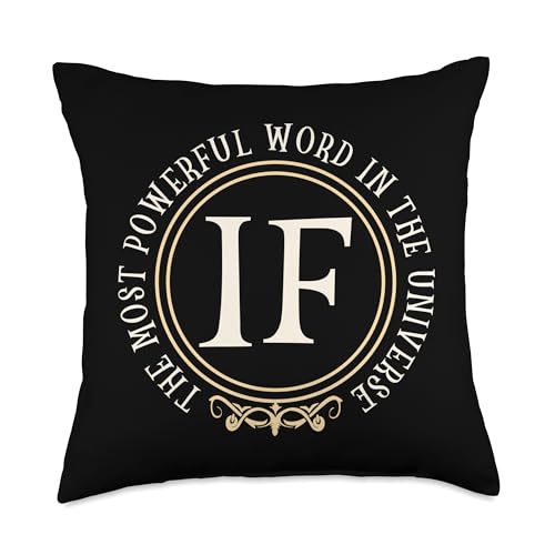 Inspirational Quote The Most Powerful Word is If Motivation