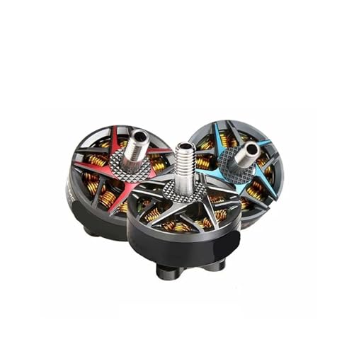 Compatible For T-Motor F60 Pro IV IIII 2207 1750KV 1950KV 2550KV 4-6S Brushless Motor T5147 T5150 Props For RC FPV Racing Drone Freestyle Frame(1PCS KV2550 Red)