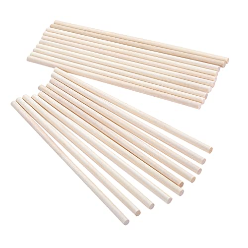 Bâtons de bois ronds pour structures solides de bricolage DIY