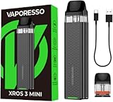 Vaporesso XROS 3 Mini Kit | Original Vaporesso XROS 3 Mini Kit Eingebauter 1000mAh Akku Vape mit 2ml XROS Pod Patrone MTL zu RDL Elektronische Zigarette Vaporizer Kein Nikotin